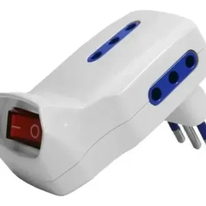 Adaptador Enchufe Triple 3 Tomas Con Switch Ante