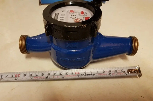 Medidor Remarcador De Agua Con Colas De 3/4 Pugadas.