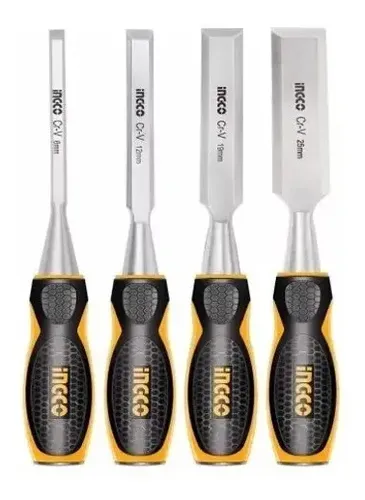 Set Formones Para Madera 4 Piezas Ingco
