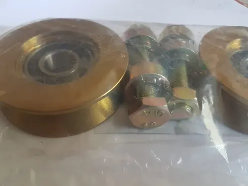 2 Ruedas De Portón De 7 Cms Con Perno - Imagen 8
