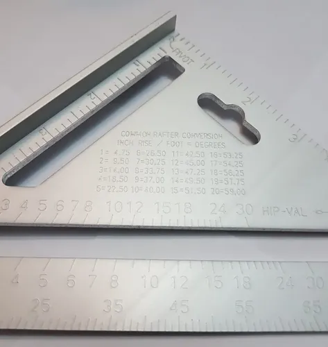 Set 4 Formones Para Madera Truper + Escuadra Rápida - Imagen 8