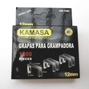 Grapas Kamasa De 12 Mm, 3 Cajas De 1000 Corchetes