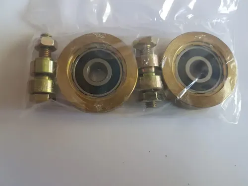 2 Ruedas De Portón De 7 Cms Con Perno - Imagen 5