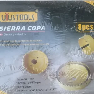 Set De Sierras Copa Uyustools, Uso Madera, Plástico Y Yeso
