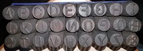 Letras Martillo De Golpe 10 Mm, 27 Piezas - Imagen 4