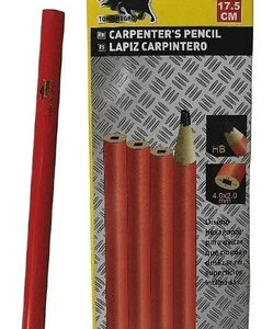 Set Lápiz Carpintero Negro , 12 Piezas Toro-negro Tn0436