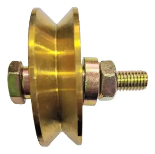 2 Ruedas De Portón De 7 Cms Con Perno - Imagen 3
