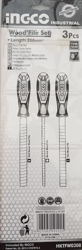 Juego Set Escofinas 8 Pul 3pcs Para Madera Carpintería - Imagen 6