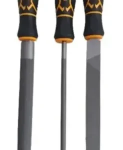 Juego De Limas De Acero 3 Piezas 8 Pulgadas Toolmak