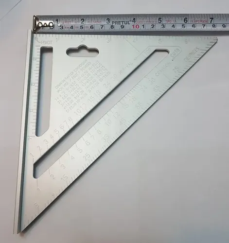 Set 4 Formones Para Madera Truper + Escuadra Rápida - Imagen 4