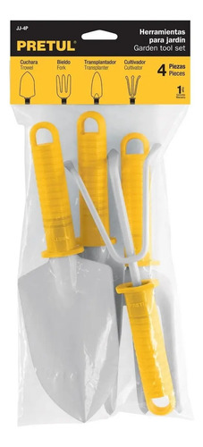 Set 4 Herramientas Jardin Pretul - Imagen 2