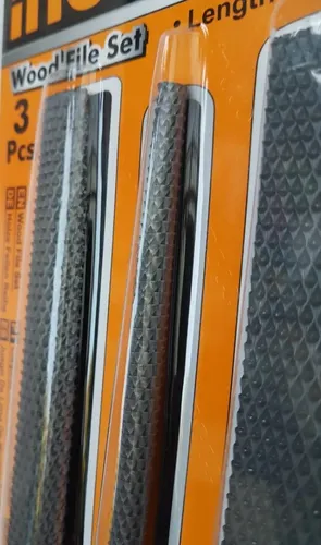 Juego Set Escofinas 8 Pul 3pcs Para Madera Carpintería - Imagen 4
