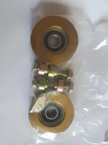 2 Ruedas De Portón De 7 Cms Con Perno - Imagen 6