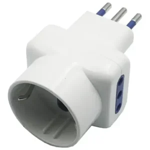 Adaptador Triple Schuko 3 Enchufes 3 Patas 1500w Ante Modelo At-z91001