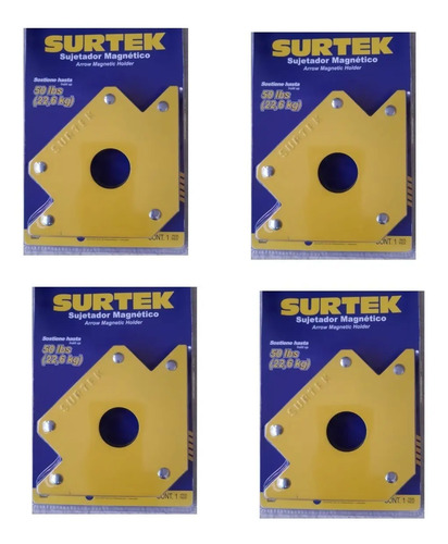 Escuadra Magnética 50 Lbs. Set 4 Unidades