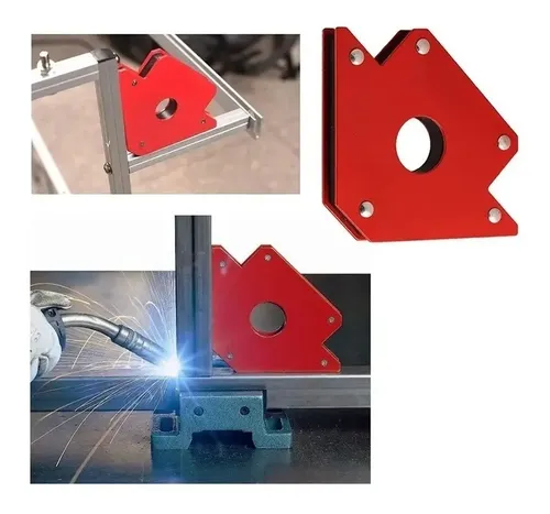 Pack 4 Esc. Magnéticas 25 Lbs + Escuadra + Mini Tornillo - Imagen 4
