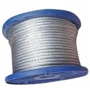 Piola Cable De Acero 6 Mm Galvanizada + 4 Candados