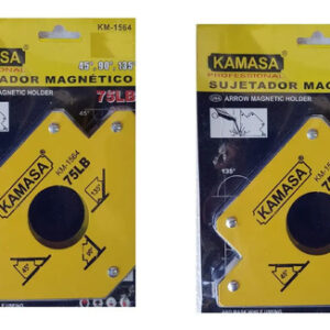 Pack 2 Escuadra Magnetica Soldar 75 Lbs Kamasa