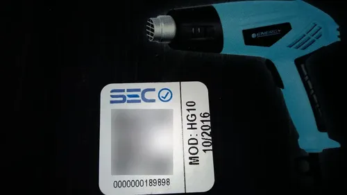Pistola De Calor Energy, Certificada 2000 Watts Turquesa - Imagen 7