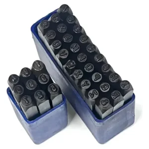 Números Y Letras 3mm De Golpe 36 Piezas  3 Mm