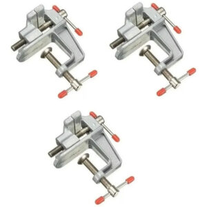 Pack 3 Mini Banco Tornillo De Banco De Mesa